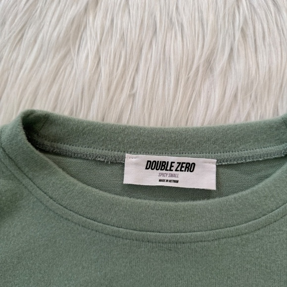 Double Zero Mint Green Soft Long Sleeve Top - Picture 2 of 4